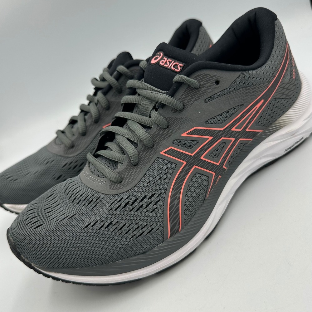 ASICS GEL-Excite 6 Shoes Running Steel Grey Papaya Women 9 Athleisure Run Core